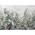 Papier peint intissé Mystery of Herbs Papier peint en intissé premium - Gris - Largeur : 250 cm
