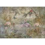 Papier peint intissé Wild Fauna & Flora Papier peint en intissé premium - Multicolore - Largeur : 100 cm
