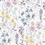 Papier peint intissé Wild Meadow Intissé - Blanc