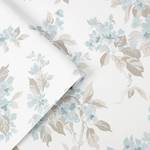 Papier peint intissé Apple Blossom Intissé - Turquoise