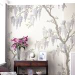 Papier peint Wisteria Garden Intissé - Multicolore