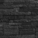Vliesbehang Stone Wall vlies - antracietkleurig