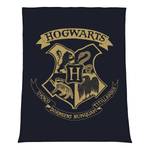 Wellsoft dekentje Hogwarts Zwart - Textiel - 150 x 200 cm