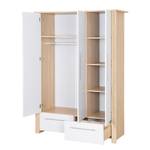 Armoire Matilda Gris - Bois manufacturé - 136 x 190 x 53 cm