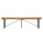 Banc de jardin Tabulam Acacia / Acier - Naturel