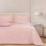 Couvre-lit Ladore Polyester - Rose clair - 260 x 280 cm
