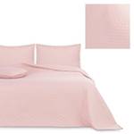 Couvre-lit Ladore Polyester - Rose clair - 260 x 280 cm