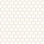 Fotomurale Hexagon Tessuto non tessuto - Bianco
