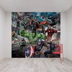 Papier peint intissé Marvel Avengers Intissé - Multicolore