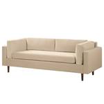 Sofa Sesame (3-Sitzer) Samt Vaia: Creme