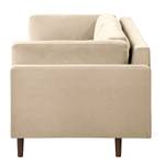 Sofa Sesame (3-Sitzer) Samt Vaia: Creme