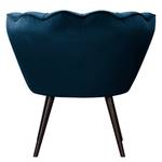 Fauteuil Zepedeus I Velours Ravi: Marineblauw