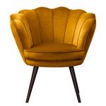 Fauteuil Zepedeus I Velours Ravi: Mosterdgeel