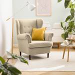 Oorfauteuil Skog Bouclé Stof Nola: Beige