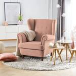 Fauteuil bergère Skog Velours Vaia: Rose