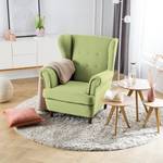 Oorfauteuil Skog Velours Vaia: Appelgroen