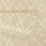 Tapis de couloir en laine Vermont Laine vierge / Coton - Crème / Beige - 80 x 150 cm