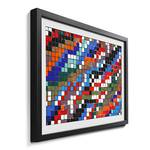 Quadro con cornice Mosaic Abete / Vetro acrilico