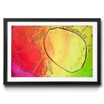 Gerahmtes Bild Rainbowdrops Fichte / Acrylglas