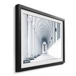 Gerahmtes Bild Columns Gallery I Fichte / Acrylglas - Schwarz / Weiß