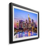 Gerahmtes Frankfurt Bild Skyline