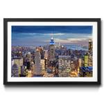 Gerahmtes Bild NY City Fichte / Acrylglas