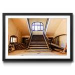 Quadro con cornice Stairway to Time Abete / Vetro acrilico - Beige / Marrone