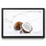 Ingelijste afbeelding Cracked Coconut sparrenhout/acrylglas