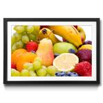 Gerahmtes Bild Fruits I Fichte / Acrylglas - Mehrfarbig