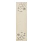 Runner Flower Poliestere / Lino - Naturale