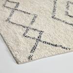 Tapis Marivi Coton / Polyester - Beige / Blanc