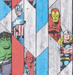 Marvel Papiertapete Holz