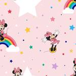 Fotomurale Disney Arcobaleno Minnie Tessuto non tessuto - Rosa