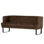 Banquette Rachid Cognac vintage - Largeur : 170 cm