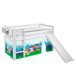 Hochbett Jelle Paw Patrol I Hellblau - 90 x 190cm - Mit Rutsche