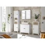 Hoge kast Sona wit/San Remo eikenhouten look