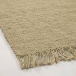 Wollteppich Siria Hanf / Baumwolle - Beige