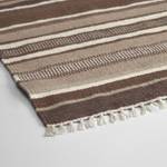 Tapis en laine Radha Laine / Coton - Marron