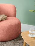 Fauteuil LOVELOCK Bouclé Stof Cady: Rose