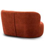 1,5-Sitzer Sofa LOVELOCK Bouclé Stoff Cady: Rostrot
