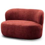 1,5-Sitzer Sofa LOVELOCK Bouclé Stoff Cady: Weinrot