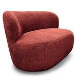 1,5-Sitzer Sofa LOVELOCK Bouclé Stoff Cady: Weinrot