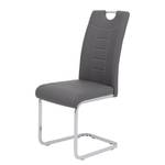 Chaise cantilever Festola Gris - Lot de 4