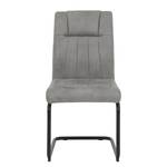 Chaise cantilever Caliento Gris - Lot de 4