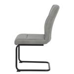 Chaise cantilever Caliento Gris - Lot de 4