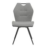 Chaise capitonnée Theres Gris lumineux - Lot de 4