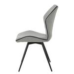 Chaise capitonnée Theres Gris lumineux - Lot de 4