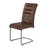 Chaise cantilever Witney Marron vintage - Lot de 4