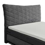 Boxspringbett Viktor Microvelours Thala: Anthrazit