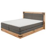 Boxspring Woodville Microvezel Zari: Grijs